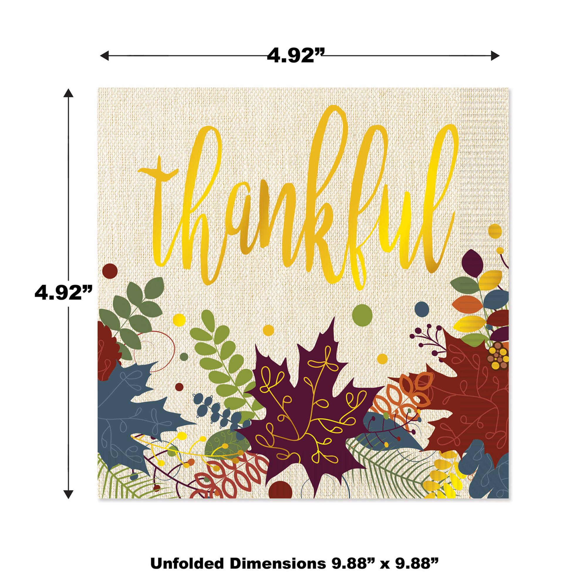 Beistle 5" x 5" Friendsgiving Beverage Napkins, 32ct.